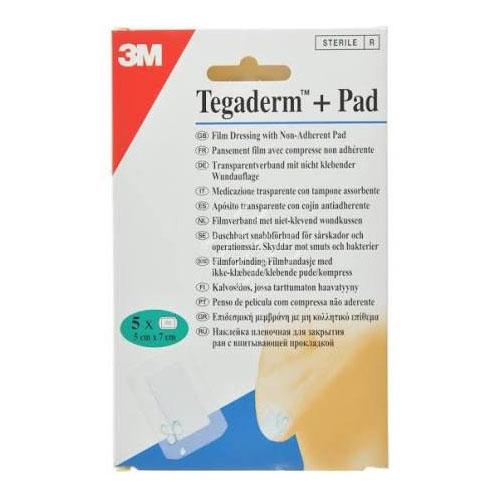 TEGADERM + PAD - APOSITO ESTERIL (5 X 7,2 CM 5 U)