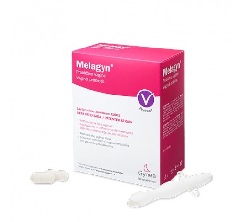 Melagyn probiotico vaginal (7 comprimidos vaginales)
