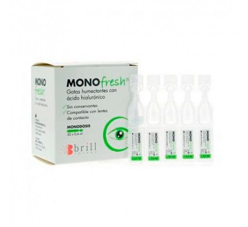 Monofresh gotas humectantes monodosis (30 monodosis 0,4 ml)