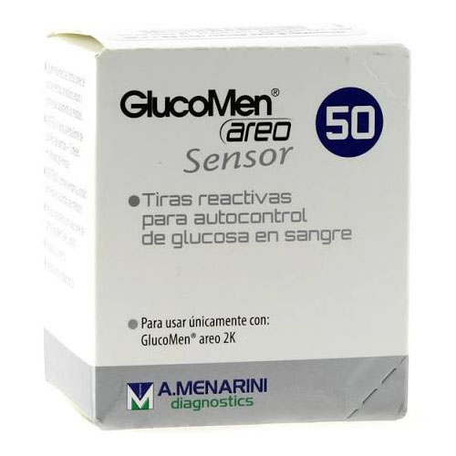 Tiras reactivas glucemia - glucomen areo sensor (50 tiras reactivas)