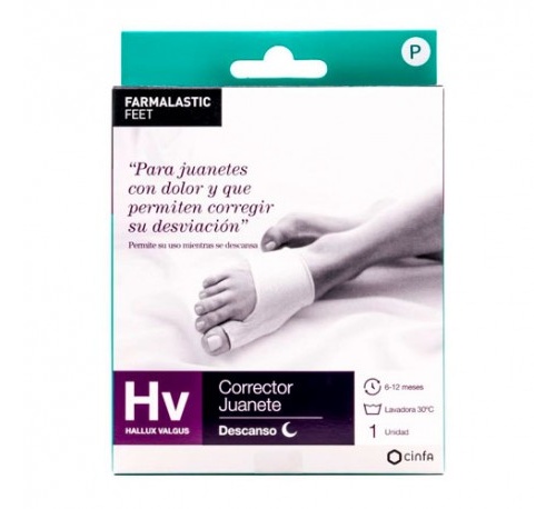 Corrector juanete descanso - farmalastic feet (talla p)