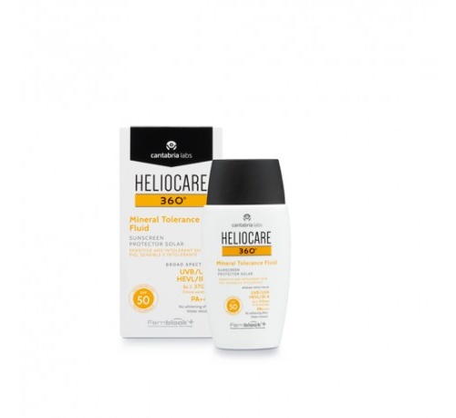 Heliocare 360º spf 50 mineral tolerance fluid - protector solar (50 ml)
