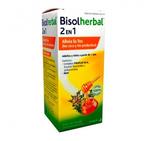 Bisolherbal 2 en 1 jarabe (180 g)