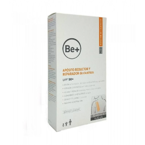 Be+ aposito reductor y reparador de cicatrices (5 u 4 x 30 cm)