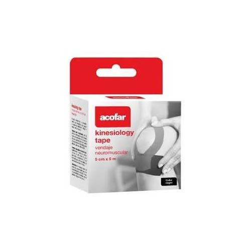 Acofarsport kinesiology tape color negro