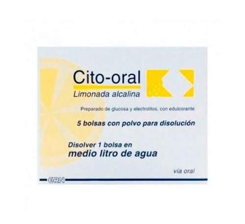CITO-ORAL LIMONADA ALCALINA (15,28 G 5 BOLSAS)