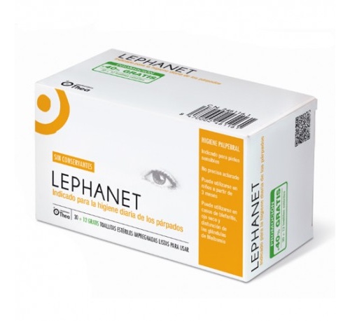 LEPHANET TOALLITAS ESTERILES (30 + 12 TOALLITAS)