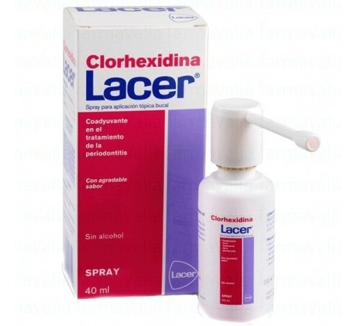 Lacer colutorio clorhexidina spray (40 ml)