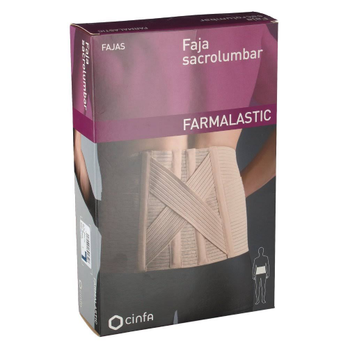 Faja sacrolumbar - farmalastic (contorno cint 105-120 cm t-3)