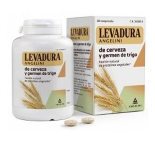 LEVADURA DE CERVEZA Y GERMEN TRIGO ANGELINI (200 COMPRIMIDOS)
