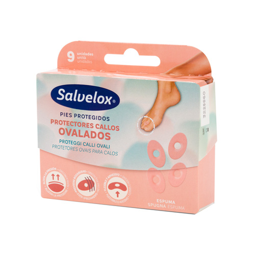 Parches callos - salvelox (ovalado 9 u)