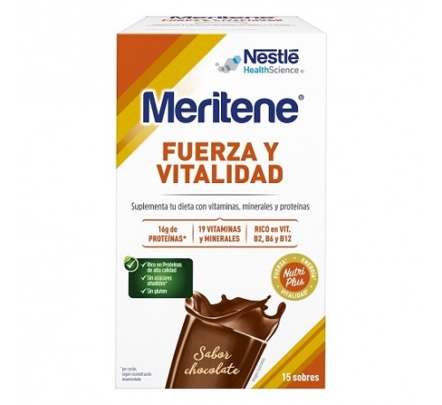 MERITENE (30 G 15 SOBRES CHOCOLATE)
