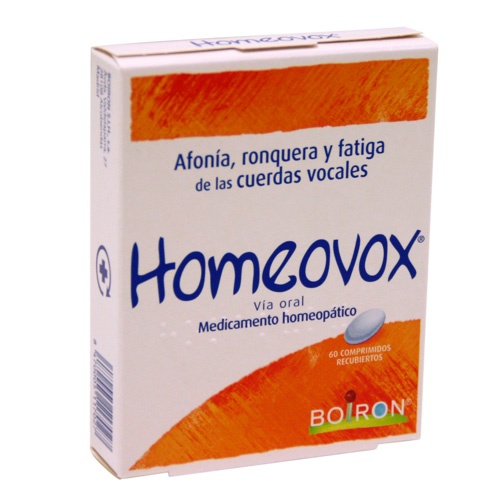 HOMEOVOX 60 COMPRIMIDOS BOIRON