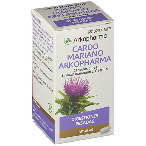CARDO MARIANO ARKOPHARMA CÁPSULAS DURAS. , 50 cápsulas