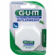 Gum-1855 dental - seda con cera (mentolada 54.8 m)