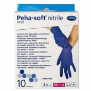 Guantes de nitrilo desechables - peha-soft nitrile fino (10 unidades talla mediana)