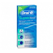 Oral-b superfloss seda dental menta 50 unidades - seda dental