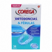 Corega ortodoncias & ferulas (36 tabletas limpiadoras)