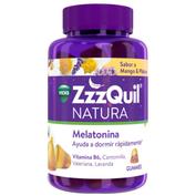 ZzzQuil NATURA Melatonina Mango y Plátano 60 Gummies
