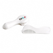 SUAVINEX CEPILLO Y PEINE INFANTIL SOFT (BLANCO DECORADO)