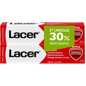 Lacer duplo pasta dentifrica 125 ml + 125 ml