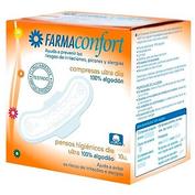 Farmaconfort Compresas de Algodón Ultrafinas con Alas Día 10u.