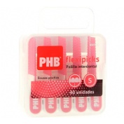 Phb flexipicks recto palillo interdental 40 u talla s