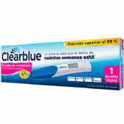 Test de embarazo digital con indicador de semanas clearblue 1 unidad - clearblue