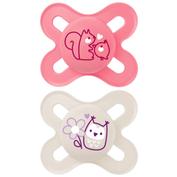 Chupete silicona - mam start pure (+0 meses 2 unidades color rosa)