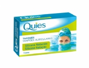 Quies Tapones para los Oídos de Silicona para Natación 6U