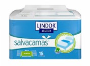 Lindor ausonia salvacamas (60 x 1.80 cm 15 u 6 paquetes)