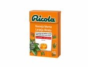 Ricola Caramelos sin Azúcar Menta Naranja 50g