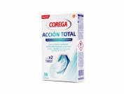 Corega Acción Total Limpiador Prostesis Dental 30 Tabletas