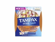 Tampax Pearl Compak Algodón Super Plus 16u