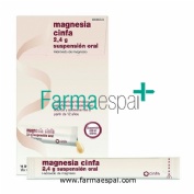 MAGNESIA CINFA 2,4 g SUSPENSION ORAL , 14 sobres