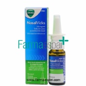 NASALVICKS 0,5MG/ML SOLUCION PARA PULVERIZACIÓN NASAL , 1 envase pulverizador de 15 ml