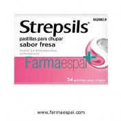 Strepsils Pastillas Para Chupar Sabor Fresa 24 Pastillas