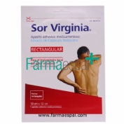 SOR VIRGINIA APOSITO ADHESIVO MEDICAMENTOSO, RECTANGULAR, 1 apósito