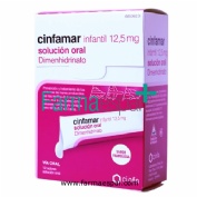 CINFAMAR INFANTIL 12,5 mg SOLUCION ORAL , 12 envases unidosis de 5 ml