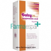 DALSY 20 mg/ml SUSPENSION ORAL , 1 frasco de 150 ml