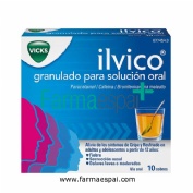 ILVICO GRANULADO PARA SOLUCION ORAL, 10 sobres