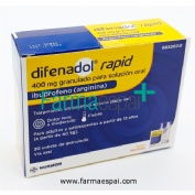DIFENADOL RAPID 400 mg GRANULADO PARA SOLUCION ORAL, 20 sobres