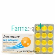 BUCOMAX CON LIDOCAINA PASTILLAS PARA CHUPAR SABOR MIEL Y LIMON, 24 pastillas