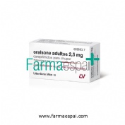 ORALSONE  ADULTOS 2,5 mg COMPRIMIDOS PARA CHUPAR, 12 comprimidos