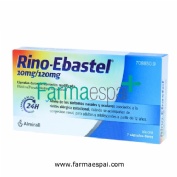 RINO-EBASTEL 10 mg/120 mg CAPSULAS DURAS DE LIBERACION MODIFICADA , 7 cápsulas