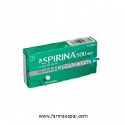 ASPIRINA 500 mg COMPRIMIDOS , 20 comprimidos