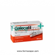 GELOCATIL 1 g SOLUCION ORAL,10 sobres