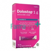 DOLOSTOP 1 G SOLUCION ORAL, 10 sobres