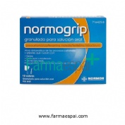 NORMOGRIP GRANULADO PARA SOLUCION ORAL, 10 sobres
