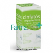 CINFATOS EXPECTORANTE 2 mg/ml + 20 mg/ml SOLUCION ORAL, 1 frasco de 200 ml